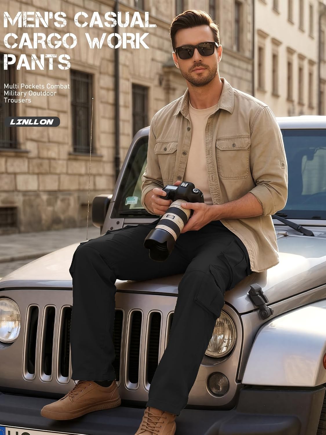 Men's BDU Casual Military Pants Tactical Wild Army Combat ACU Rip Stop Camo Cargo Work Trousers with Pockets