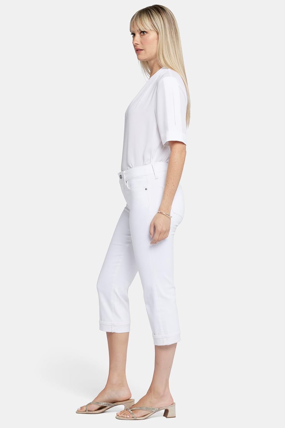 Women's Marilyn Straight Cuff Cropped Slimming Jeans