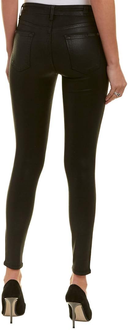 Women's Skinny Coated Sheen Jean Ankle Pant