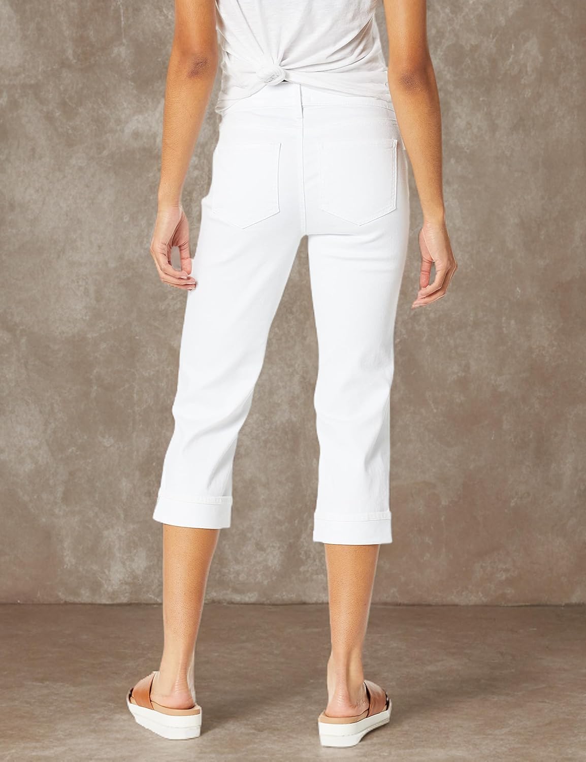 Women's Marilyn Straight Cuff Cropped Slimming Jeans