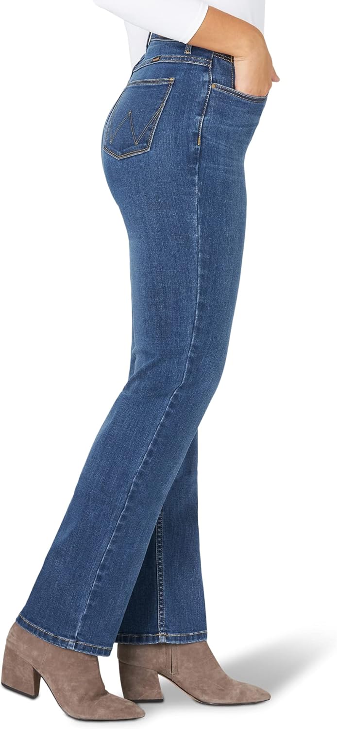 Women's High Rise True Straight Fit Jean