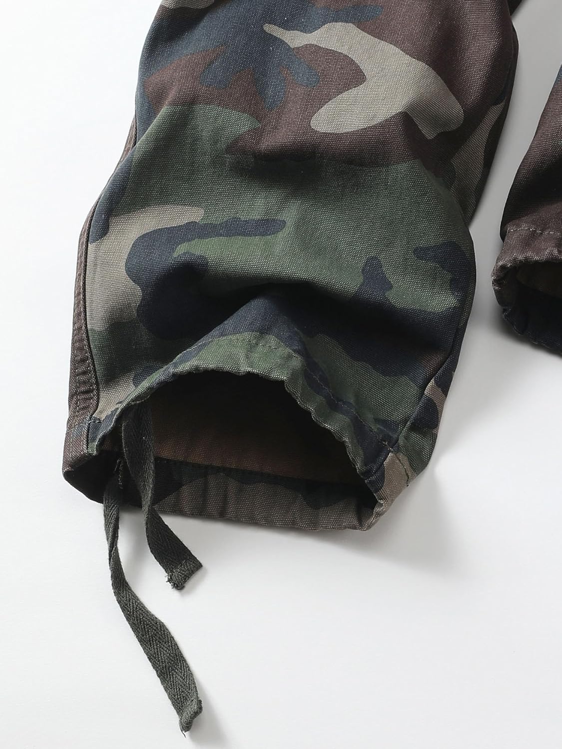 Men's Camo Cotton Casual Military Cargo Work Pants Tactical Combat Pockets Trousers