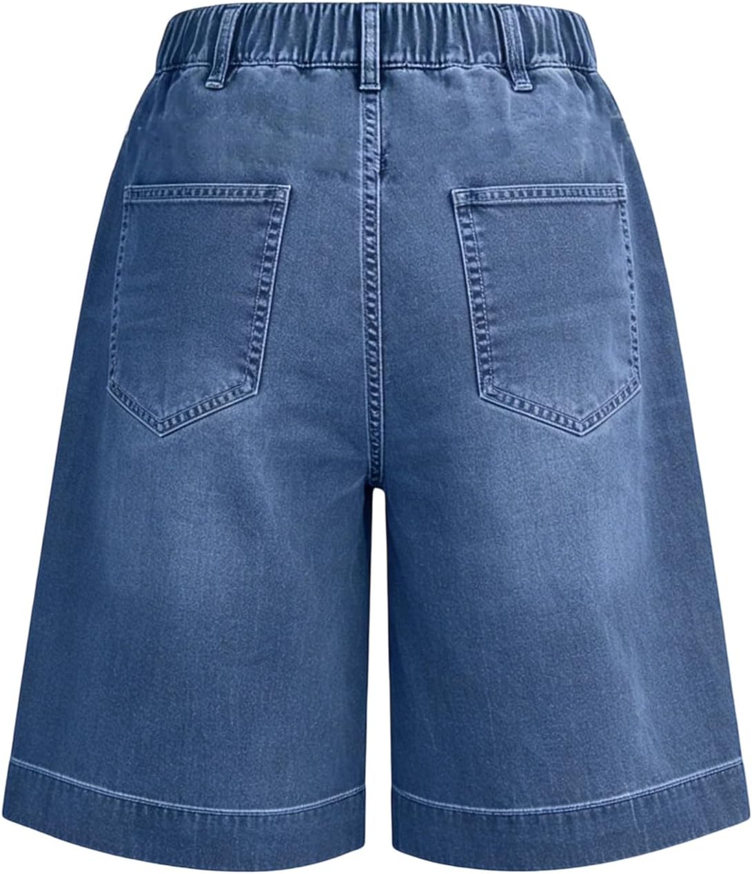 Drawstring Shorts Summer Casual Knee Length Baggy Y2k Jorts Cute High Waisted Bermuda Shorts with Pockets