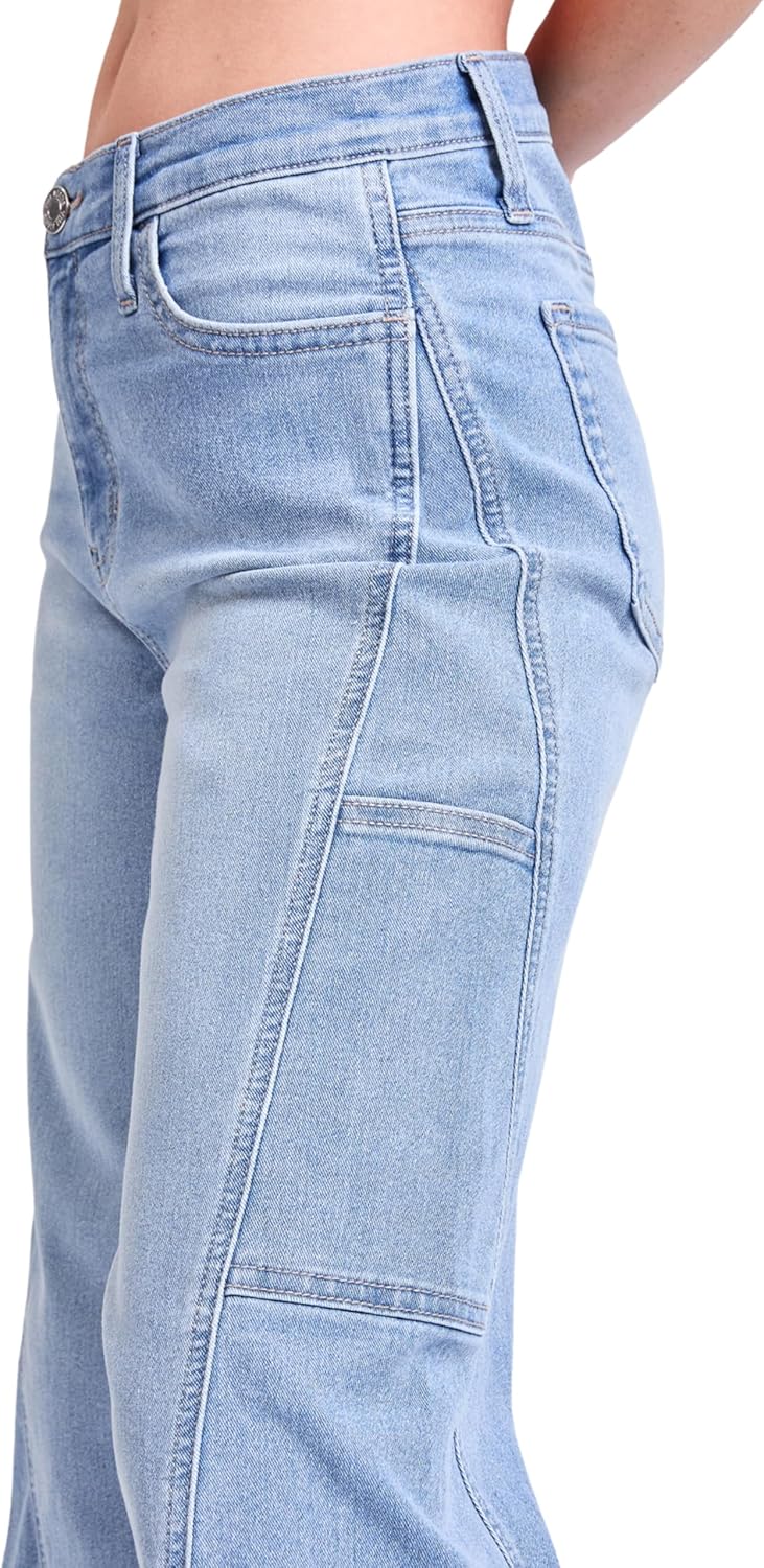 Women's Jeans Women's High Rise Wide Leg Cargo Jeans