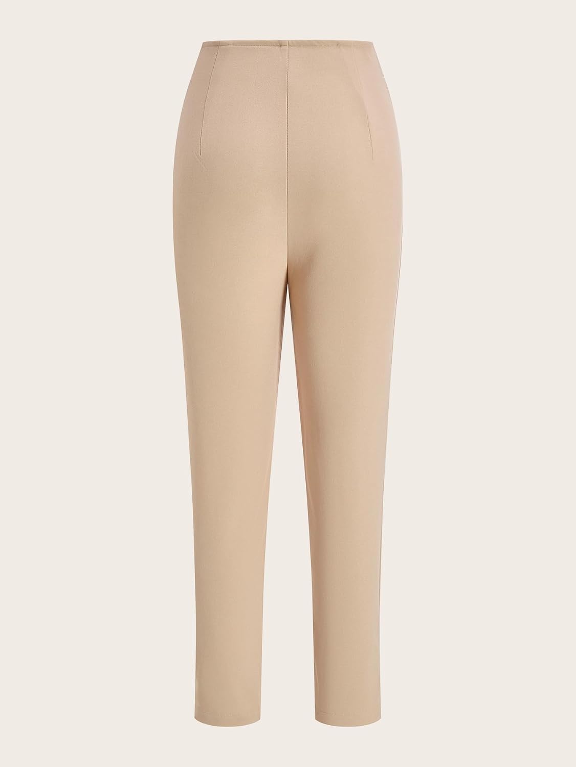 Women's High Waisted Tailored Pants Dressy Casual Pleated Work Office Trousers with Pockets